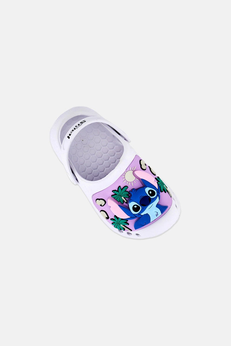 Disney Toddlers Boy Stitch Slip on Clogs, Multicolor - Image 4