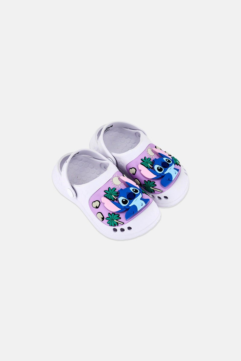 Disney Toddlers Boy Stitch Slip on Clogs, Multicolor - Image 2
