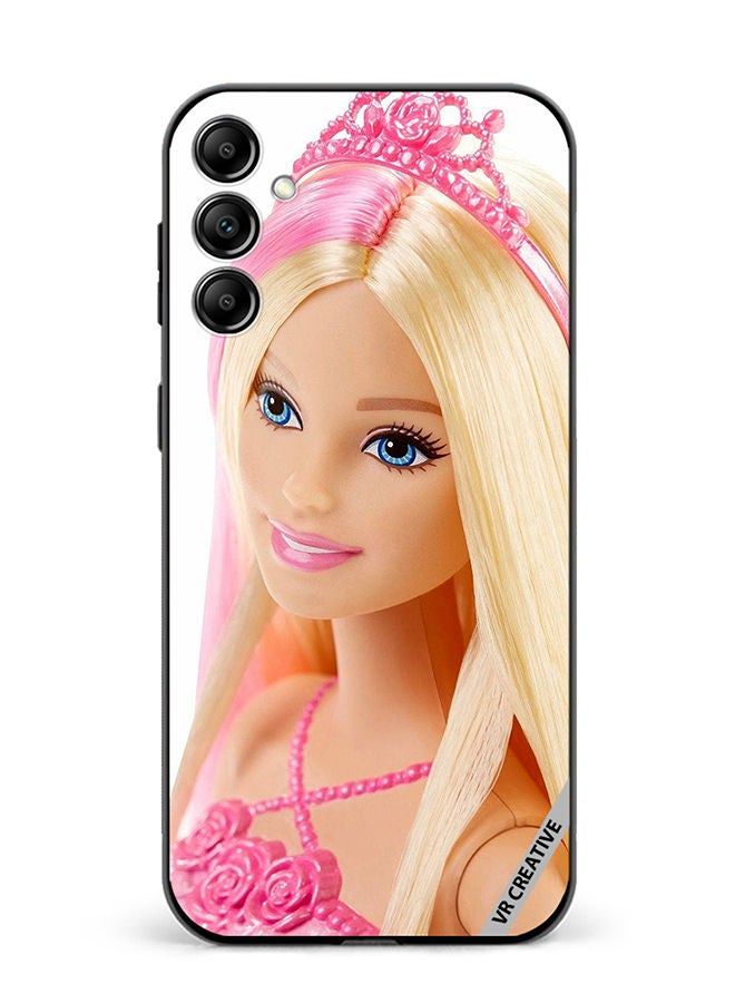 VR CREATIVE Protective Case Cover For Samsung Galaxy A34 Barbie With Hair Design Multicolour - Image 1