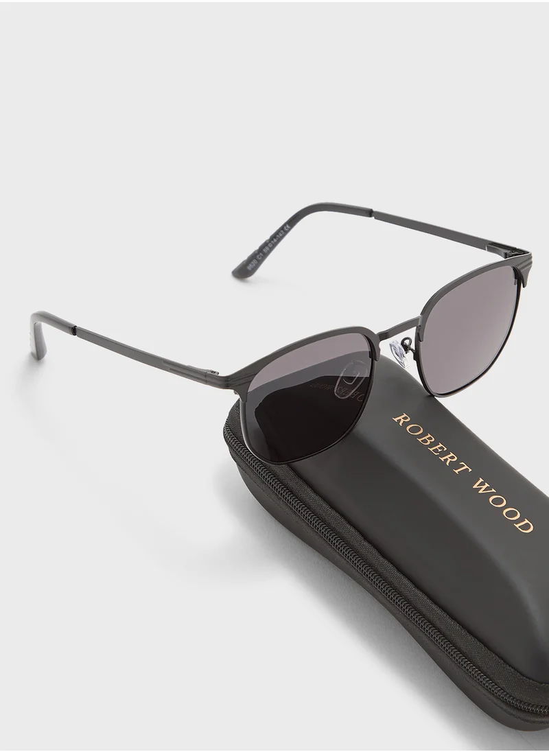 روبرت وود Polarized Lens Club Master Sunglasses