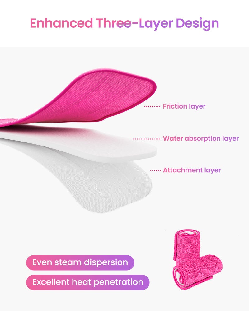 Schenley 6-Pack Microfiber Pads for Steam Mop Cleaner, Washable and Reusable Replacement Mop Pads, Accessories Compatible Steam Mop SLFCSM064 & SLFCSM063 - Image 3