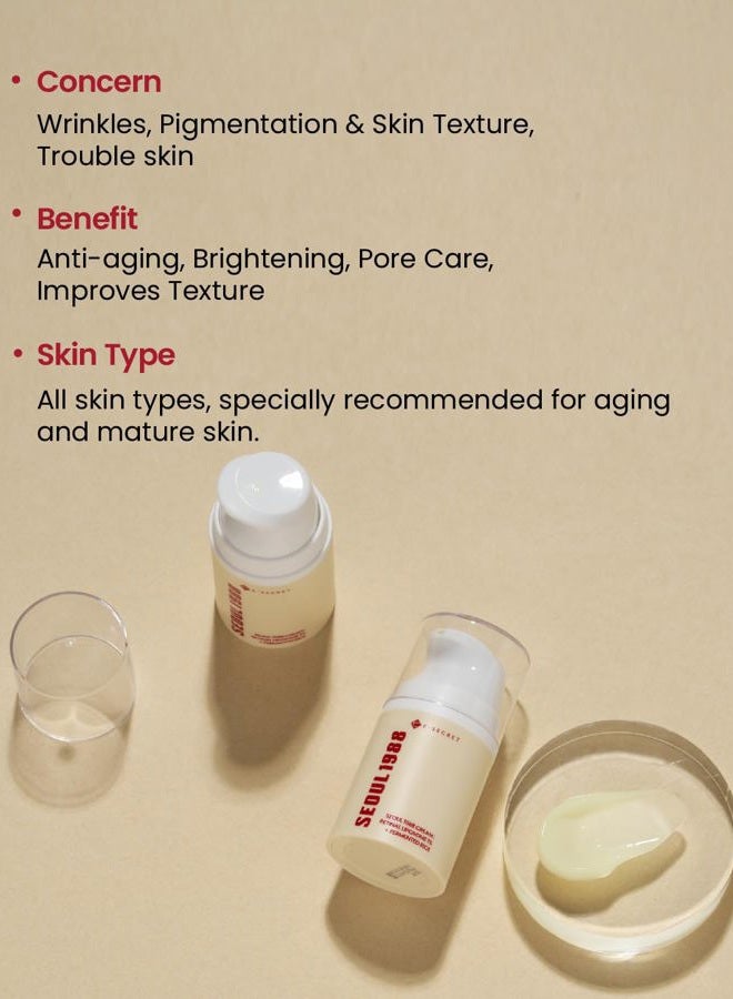 K-SECRET SEOUL 1988 Cream : Retinal Liposome 1% + Fermented Rice - Image 4