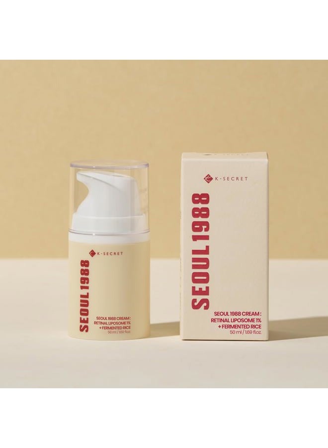 K-SECRET SEOUL 1988 Cream : Retinal Liposome 1% + Fermented Rice - Image 1