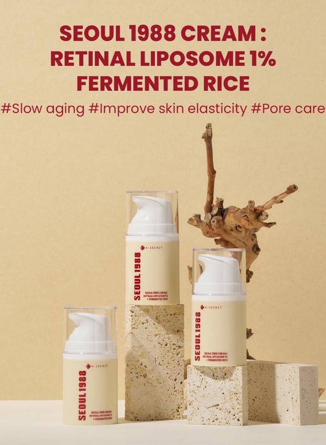K-SECRET SEOUL 1988 Cream : Retinal Liposome 1% + Fermented Rice - Image 2
