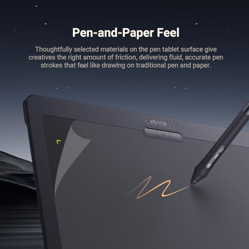 XENCELABS Drawing Tablet Bundle Computer Graphic Tablets with 40 Customizable Quick Keys 12 8mm Ultrathin Pen Tablet with 2 BatteryFree Stylus 8192 Levels Pressure for WinMacLinux Black - Image 3