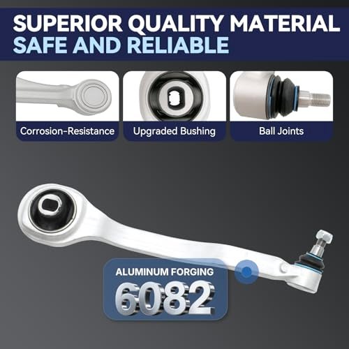 UGFC Front Suspension Kit w211 RWD Control Arms Ball Joint Compatible With 2003-2009 Mercedes-Benz E320 E500 E550 CLS500 CLS550 AMG (E55/E63/CLS55/CLS63) - Image 4