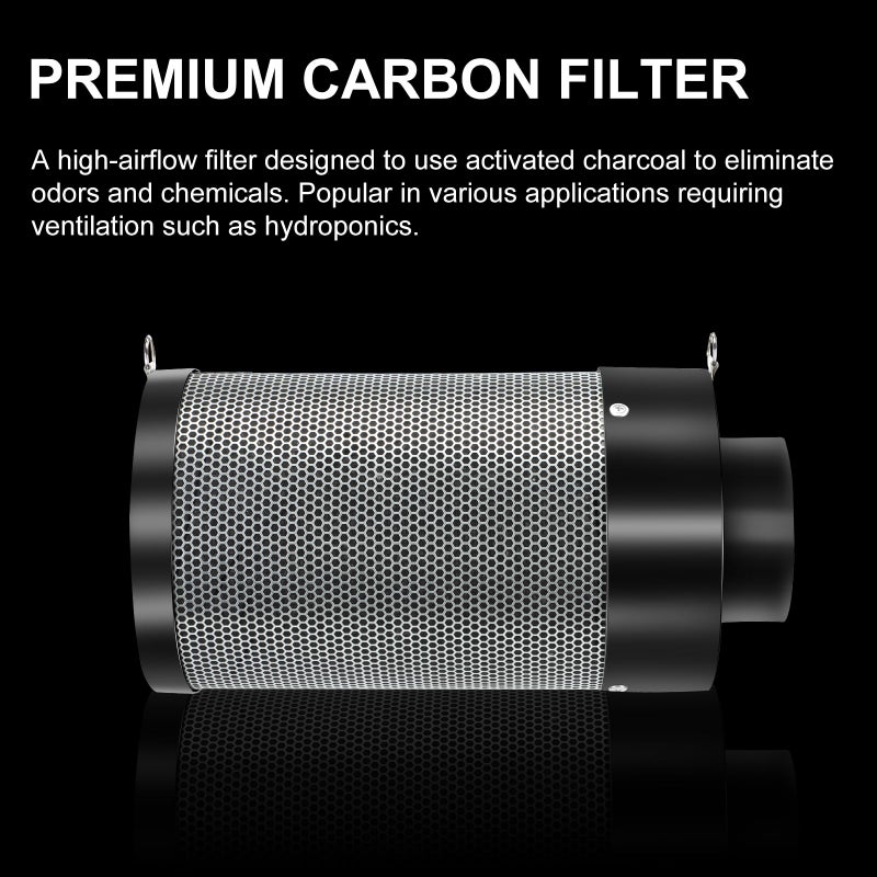 Atour 4'' Air Filtration Kit â€“ 12-Speed Control, Quiet 14cm Fan & Carbon Filter. Includes 6.7' Ducting + Vent Cover. Perfect for Grow Tents, Indoor Gardens. Cool, Ventilate, Banish Odors â€“ All-in-One. - Image 4