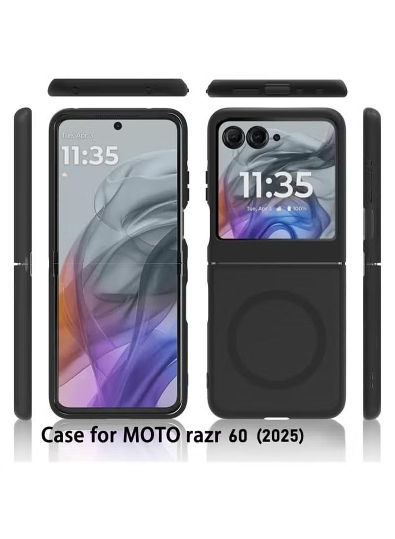 Frosted Case Compatible with Motorola Moto Razr 60 2025/ Motorola Moto Razr 50 2024, Built in Magnetic Coil, Anti Shock and Anti Fall - Image 2