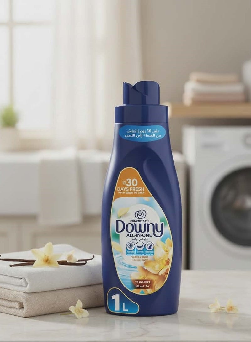 داوني منعم أقمشة مركز برائحة الفانيليا والمسك 1 لتر - Image 2