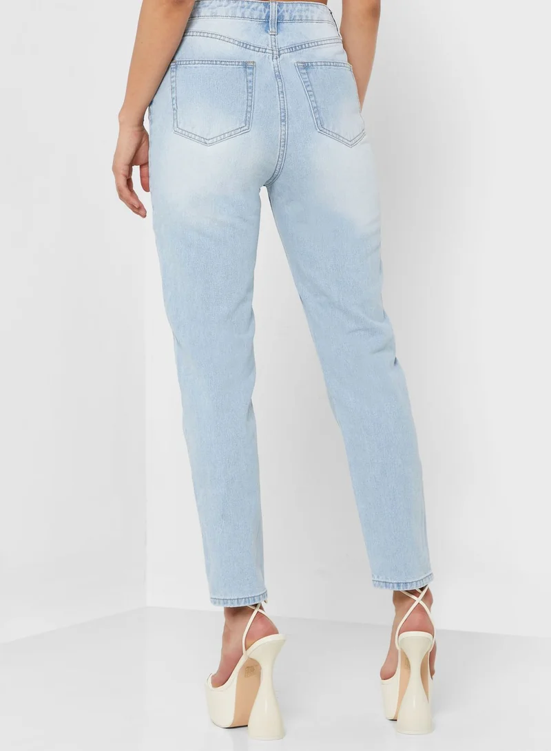 Miss Pap High Waist Mom Jeans