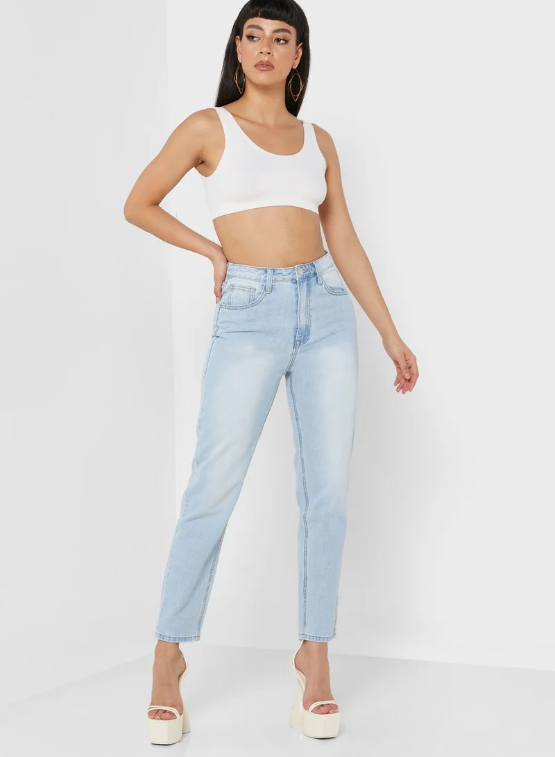 Miss Pap High Waist Mom Jeans