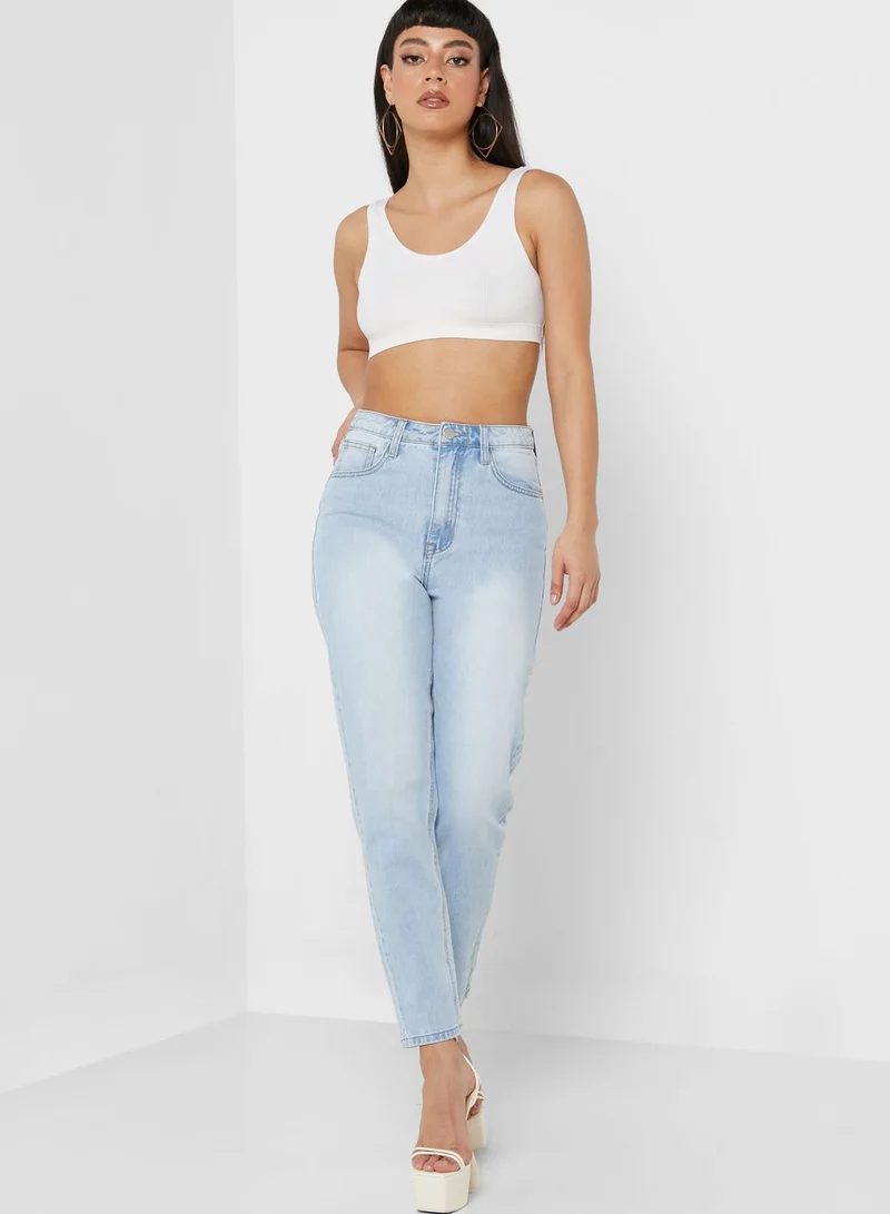 Miss Pap High Waist Mom Jeans