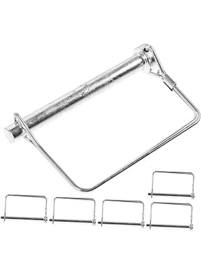6Pcs Trailer Coupler Safety Pin Set Heavy Duty Locking Hitch Pin for Enhanced Towing Stability - Image 1