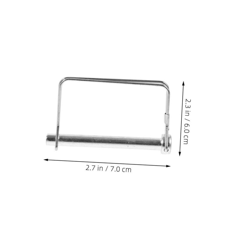 6Pcs Trailer Coupler Safety Pin Set Heavy Duty Locking Hitch Pin for Enhanced Towing Stability - Image 3