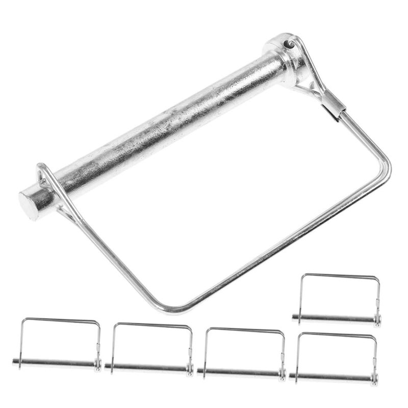 6Pcs Trailer Coupler Safety Pin Set Heavy Duty Locking Hitch Pin for Enhanced Towing Stability - Image 2