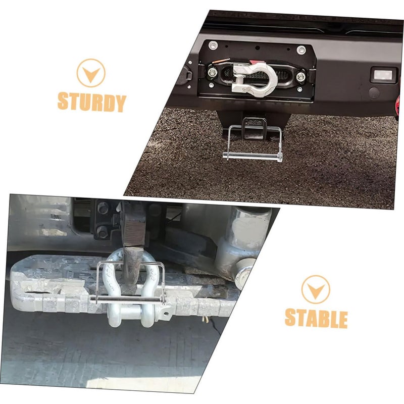 6Pcs Trailer Coupler Safety Pin Set Heavy Duty Locking Hitch Pin for Enhanced Towing Stability - Image 4