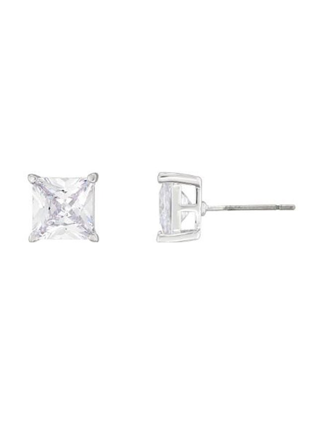 BUCKLEY LONDON The Carat Collection - Princess Cut Stud Earrings