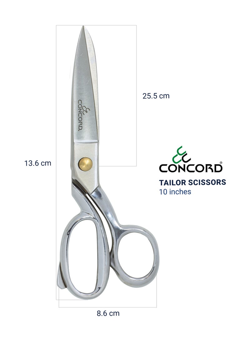 CONCORD - Tailor Scissors | 8 inches Dressmakers Scissors | Stainless Steel Tailoring Sewing Shear | Sharp, Durable and Comfortable - Image 4