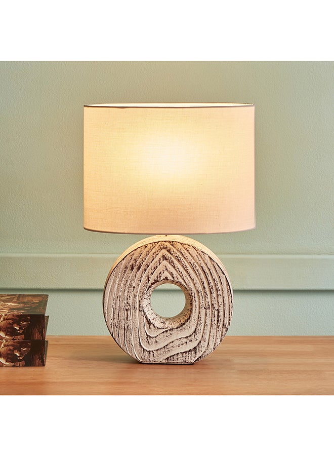 Home Box Novalie Ceramic Table Lamp with Shade 25 x 37 x 13 cm - Image 2