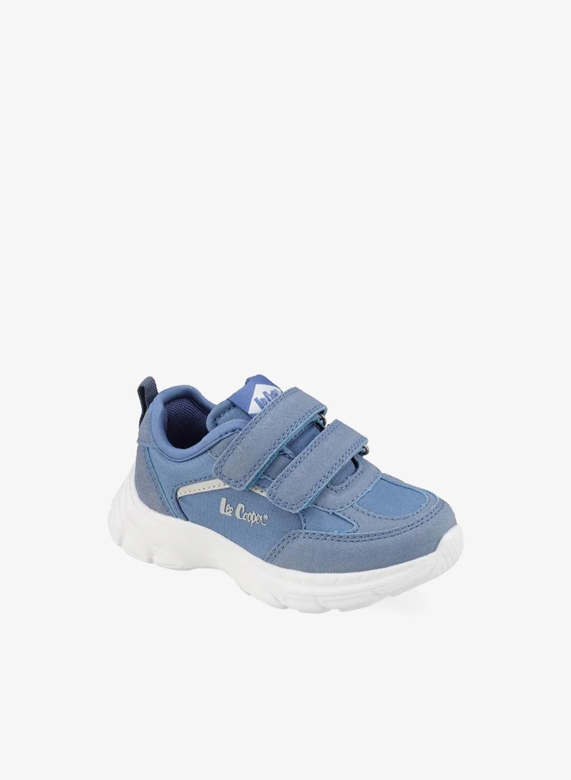 لي كوبر Boys Hook & Loop Ankle School Sneakers