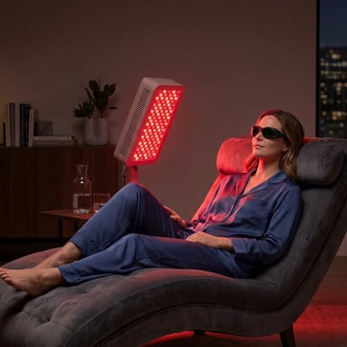 Dubofu Professional Red Light Therapy Glasses, Eye Protection for Red & Near Infrared Light Therapy, OD3+ Comfortable Goggles for Red Light Panel & Infrared Therapy - Image 3