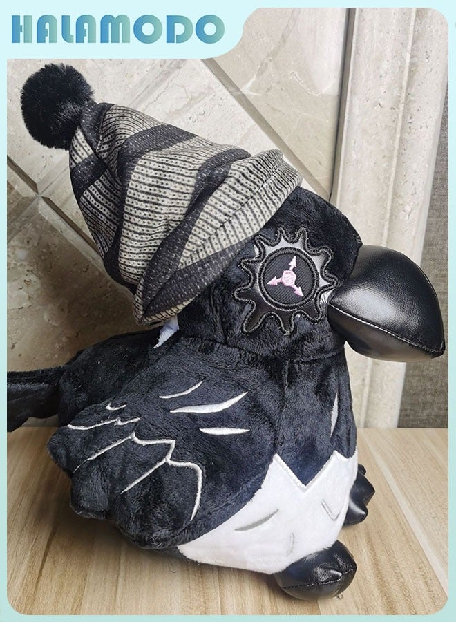 HALAMODO Inorganic Hatted Crow Plush Toy - Ideal for Festival Gifts, Essential for Office Stress Relief, and a 25cm Soothing Toy for Babies  - Image 3
