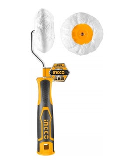 INGCO Corner Paint Roller 2 inches (Micro Fiber), Corner Cylinder Brush, Suitable for Inner Walls, Unique Handle - Model: HRHT360501C  - Image 1