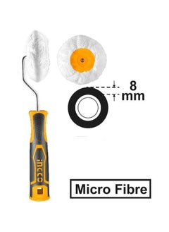 INGCO Corner Paint Roller 2 inches (Micro Fiber), Corner Cylinder Brush, Suitable for Inner Walls, Unique Handle - Model: HRHT360501C  - Image 2