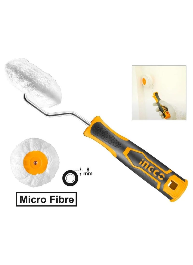 INGCO Corner Paint Roller 2 inches (Micro Fiber), Corner Cylinder Brush, Suitable for Inner Walls, Unique Handle - Model: HRHT360501C  - Image 3