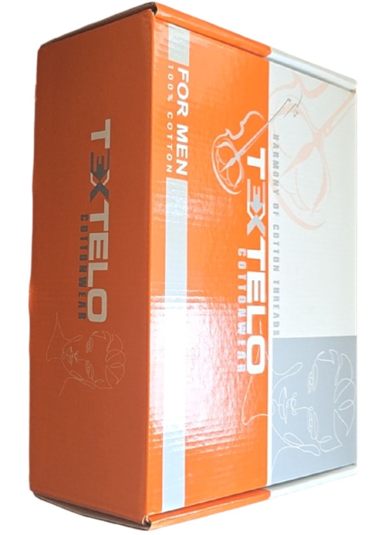 Textelo Pack of 6 Men Sleeveless Undershirts White 100% Cotton Vests Sport -Lounge T-shirt regular fit soft cotton Tank Tops Made in Egypt - Image 4