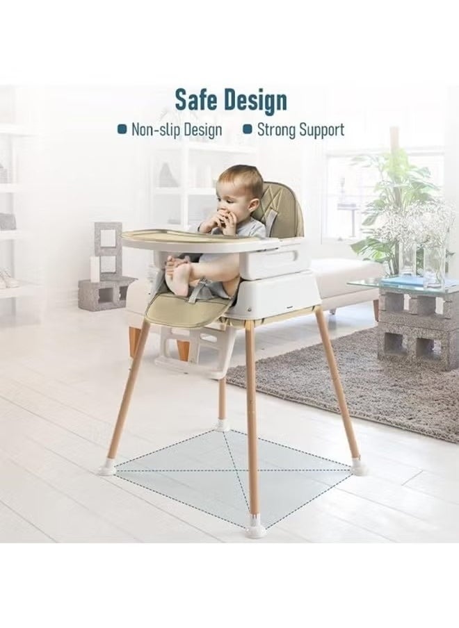 Gonice 7-In-1 Adjustable And Foldable, 5-Point Safety Belt Baby Dining Chair  - Image 5