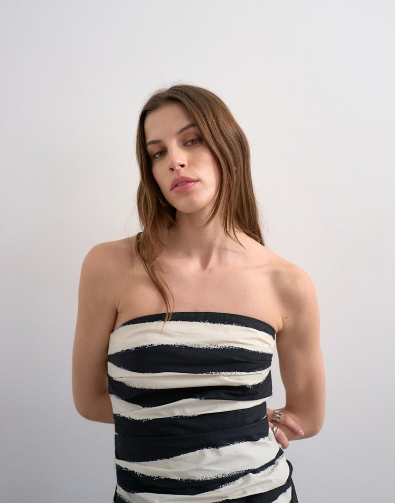 TOPSHOP Casual Sleeveless Bandeau Maxi Dress - Image 4