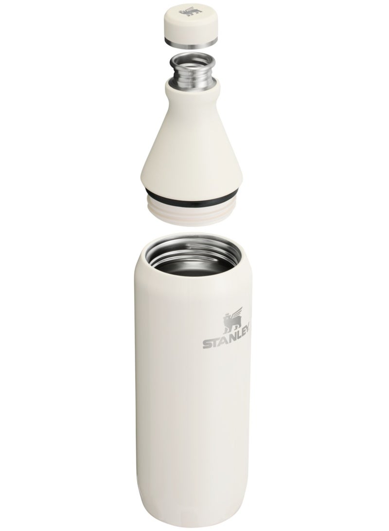 ستانلي زجاجة سليم طوال اليوم 20 أونصة | قم بلف الغطاء بختم مانع للتسرب | تصميم نحيف للسفر وصالة الألعاب الرياضية | ستانلس ستيل معزول | خالية من مادة BPA - Image 3