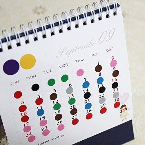 LJY 16500 Count 3/8 inch Diameter Round Dot Stickers Color Coding Labels, 20 Colors, 100 Sheets - Image 5
