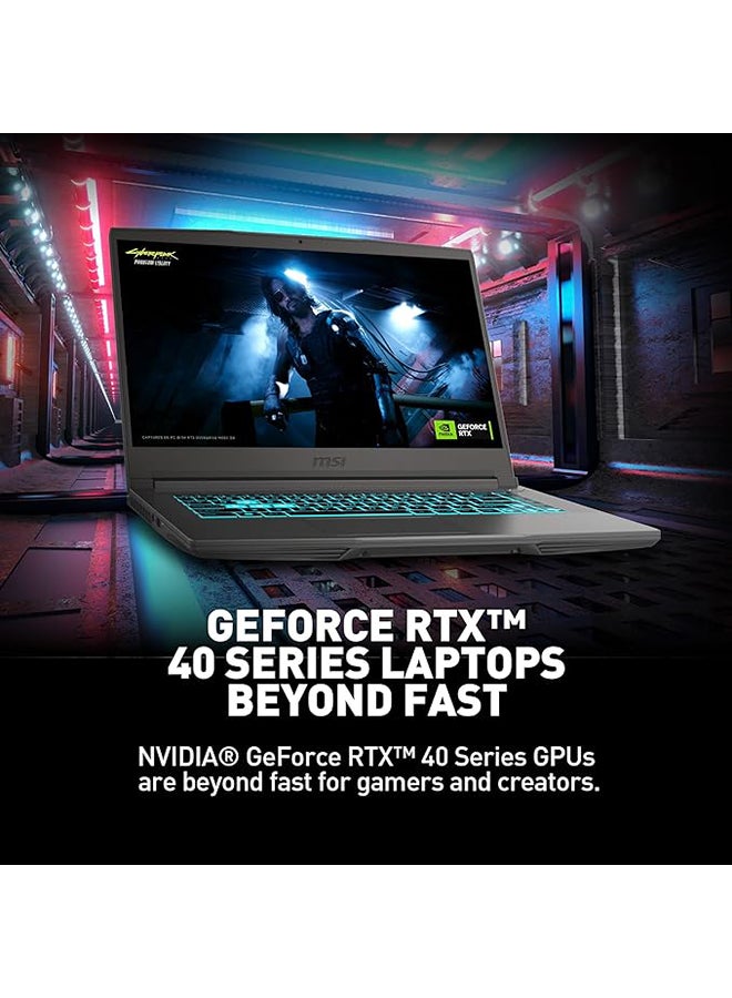 MSI MSI Thin 15 Laptop With 15.6-Inch Display, Intel Core i7-12650H Processor/16GB RAM/512GB SSD/6GB GeForce RTX 4050 Graphics/Windows 11 English Black  - Image 4