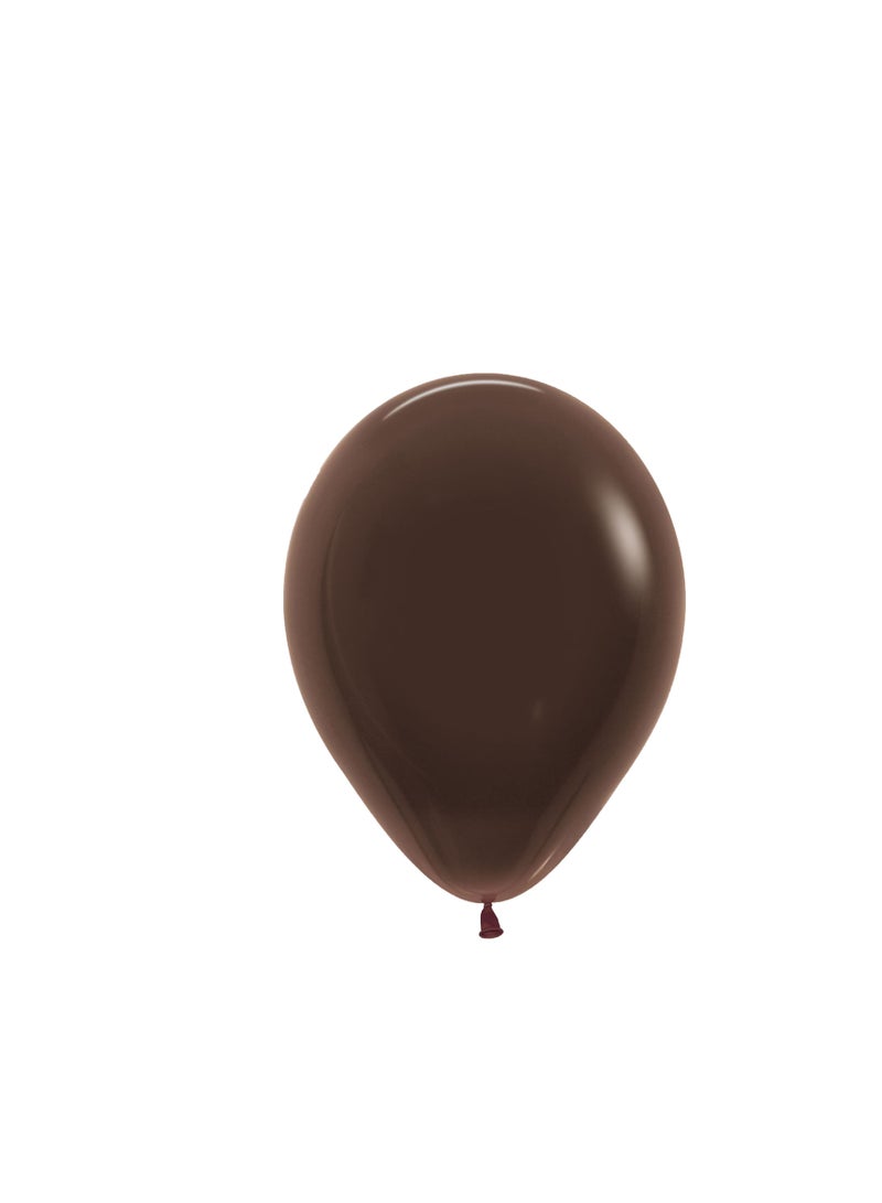 Sempertex 12-Inch Latex Balloons, Chocolate - Image 1