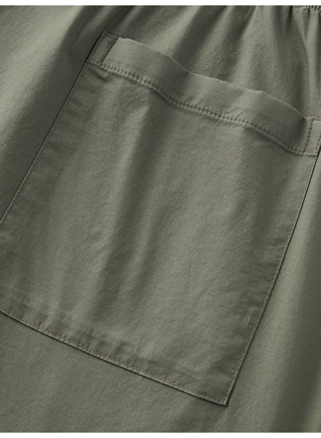 سيمير شورت بلون سادة للرجال - Image 4