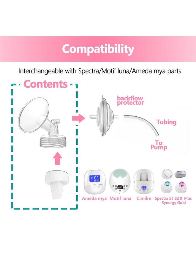Belmikal - Belmikal 20mm Flange Compatible with Spectra S2 S1 9 Plus Ameda mya Motif luna Cimilre Breastpumps Replacement to Spectra Pump Parts Spectra Flange. Compatible with Spectra Parts/Accessories - Image 1