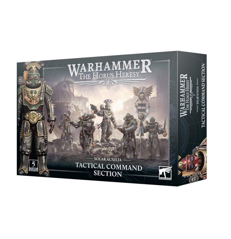 Warhammer Games Workshop Horus Heresy Solar Auxilia Tactical Command Section - Image 2