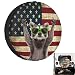 Sumsive Cute Raccoon Spare Tire Cover Wheel Covers for RV Tires Camper American Flag Tire Cover Protectors for Trailer Rv SUV Truck Travel Trailer 15 - Image 2