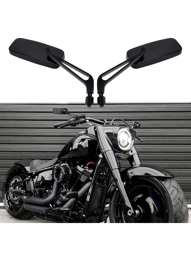 MISS MOLY Black Motorcycle Side View Mirrors for Harley Davidson Sportster 883 1200 Street Glide - Image 5