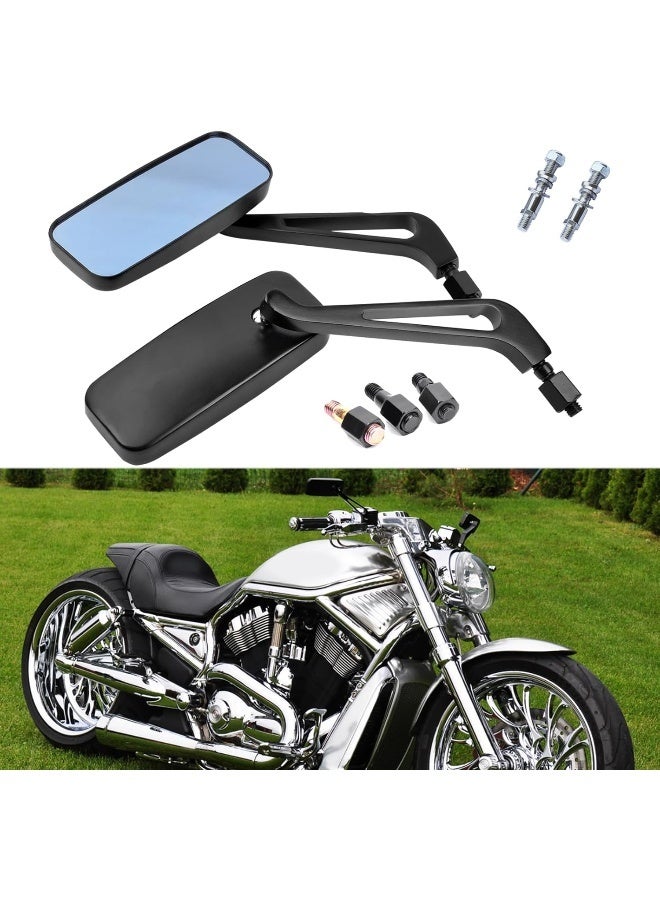 MISS MOLY Black Motorcycle Side View Mirrors for Harley Davidson Sportster 883 1200 Street Glide - Image 2