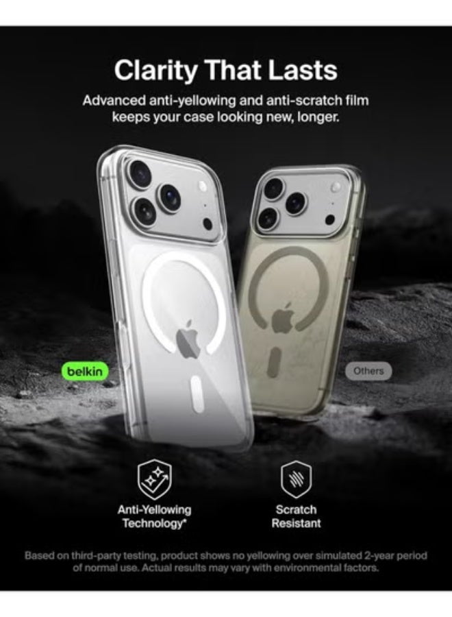 غطاء هاتف شفاف نحيف من nulled متوافق مع MagSafe، حماية من السقوط حتى 13 قدم - Image 4