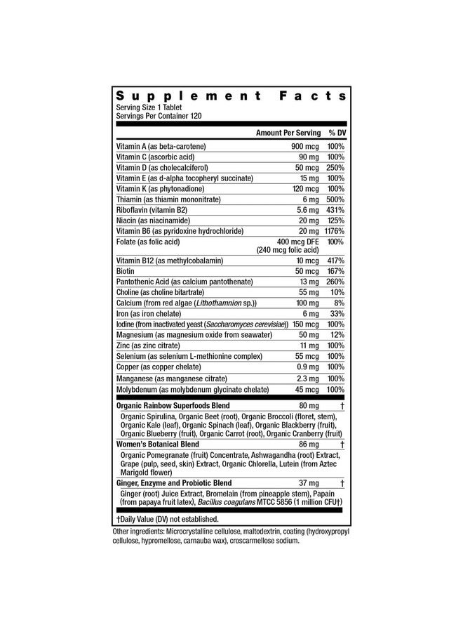 Rainbow Light Rainbow Light Multivitamin Womens One, Powder, 120 Count - Image 2