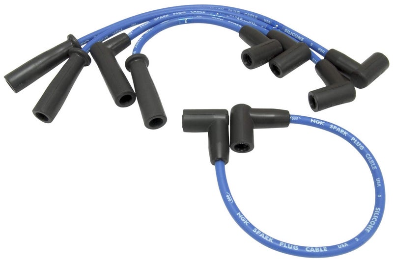NGK (53186) RC-CRX023 Spark Plug Wire Set, Blue - Image 3