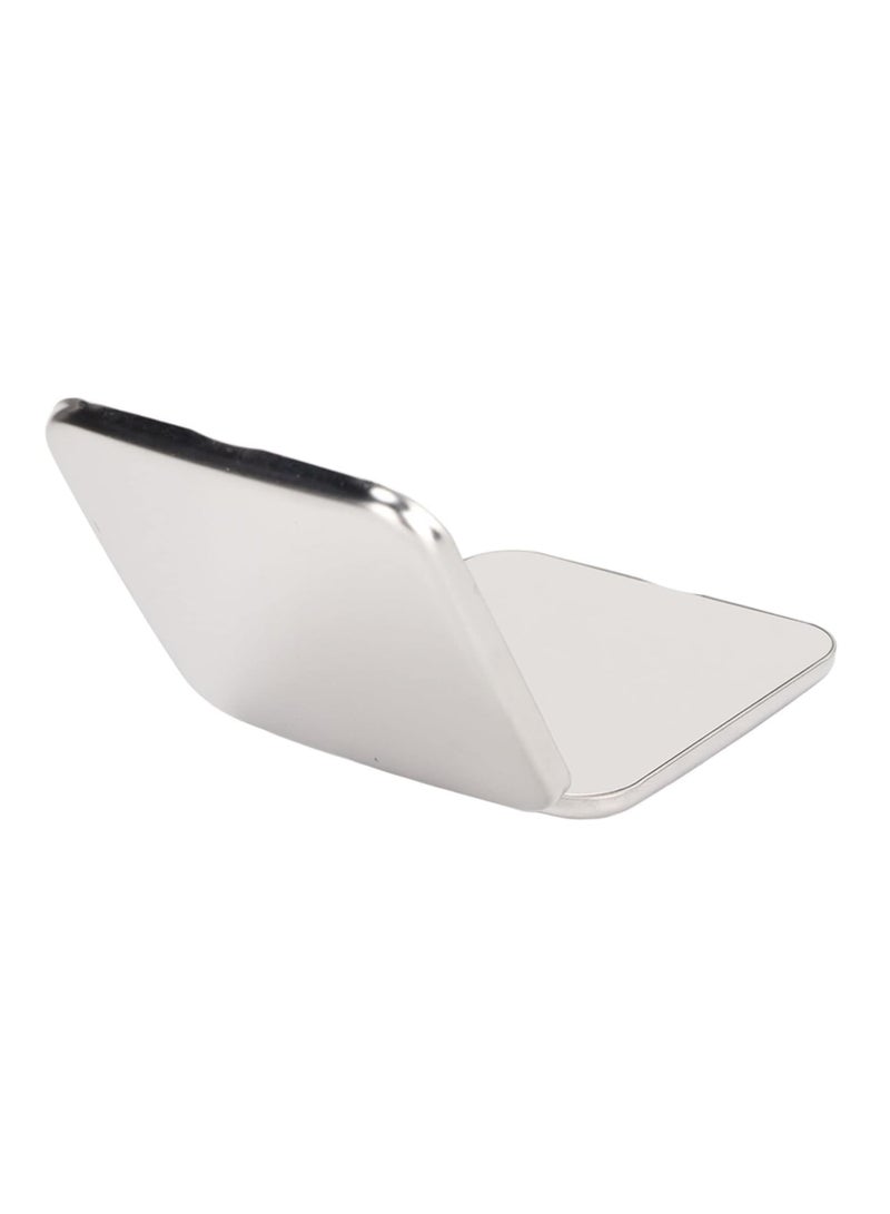 Compact Travel Mirror, Foldable Design DIY Production Pocket Mirror Clear Image for Pocket for Package for Travel (Square)  - Image 4