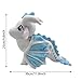 EASELR Wings of Fire Dragon Plush Toy Rainwing Dragon Stuffed Animals Pterosaur Plush Flying Dragon Pillow Plushies Gifts for Fans Kids Boys Girls icewing - Image 4
