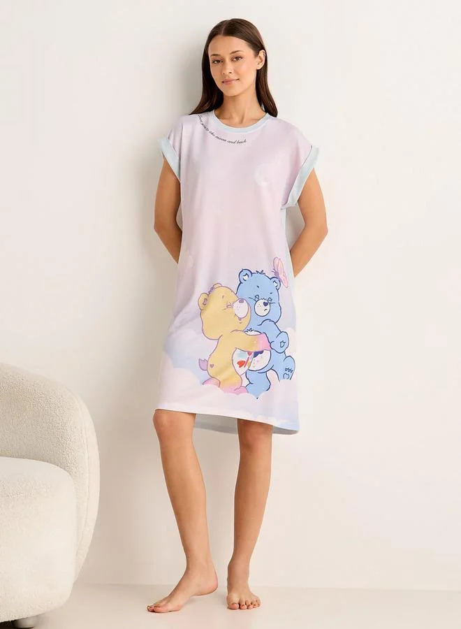 Splash FAV Sleepshirt Extended Sleeve Care Bear Print