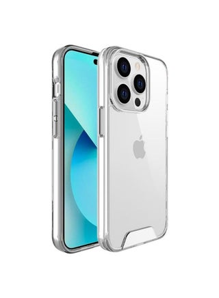Clear Space Case for iPhone 15 Pro Max Shockproof Protective Phone Cover Hard PC+Soft TPU Dual Materials Durable and Anti-Yellow - pzsku/ZD395694F4C26A3A810D5Z/45/_/1698771676/29b7527a-1cdd-45f9-a507-1c8e7ba5ab4d