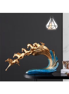 Seafront Seafront Animal Sculpture Birthday Gift Horse Statue for Office Living Room Bookshelf Horse Showpiece for Feng Shui and Vastu Home Decoration and Gifting Good Luck Items for Home Decor Living Room  - Image 1